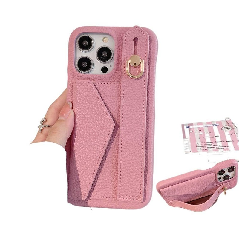Protective Case | Card Holder | Kickstand | Gray PU+PET | Cover for Samsung Galaxy A15 - Image 2