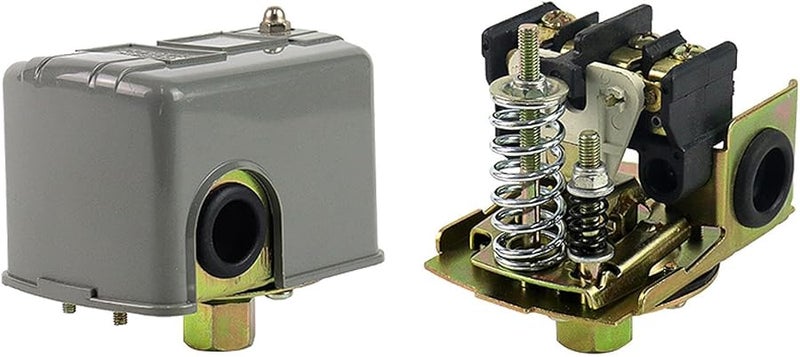 مفتاح ضغط مضخة المياه قابل للتعديل من 40 إلى 60 رطل لكل بوصة مربعة، تحكم كهربائي تلقائي، 20 إلى 100 رطل لكل بوصة مربعة، خيط 1/4 NPT - Image 3