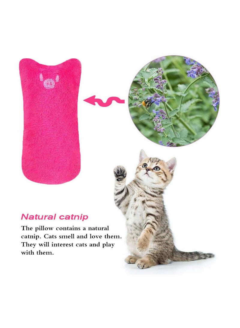 Excefore Cat Catnip Toys Cartoon Square Catnip Pillow, Cat Toys for indoor cats Catnip, Keep Teeth Cleaning, 5 Pack - Image 3