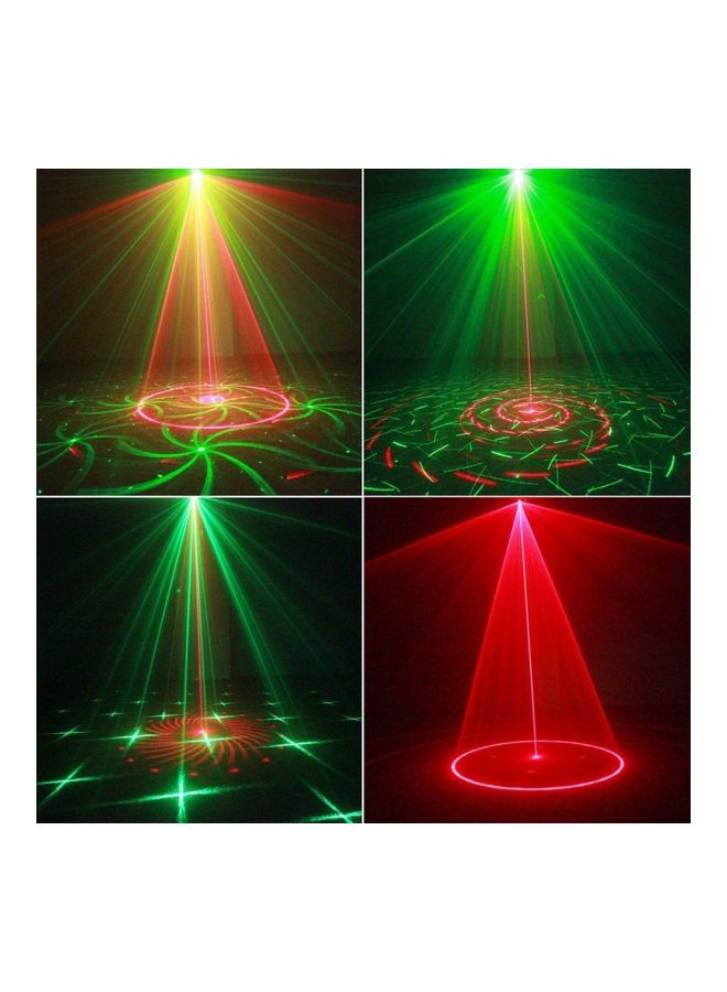NIBEMINENT Mini Laser Stage Light With Remote Control - UK Plug Green/Red 110x105x90mm - Image 5