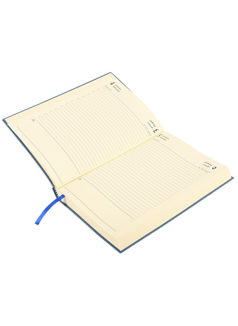 FIS FIS Flexible Diary 2025 (Arabic/English) A5, Blue - FSDI131AE25BL  - Image 2