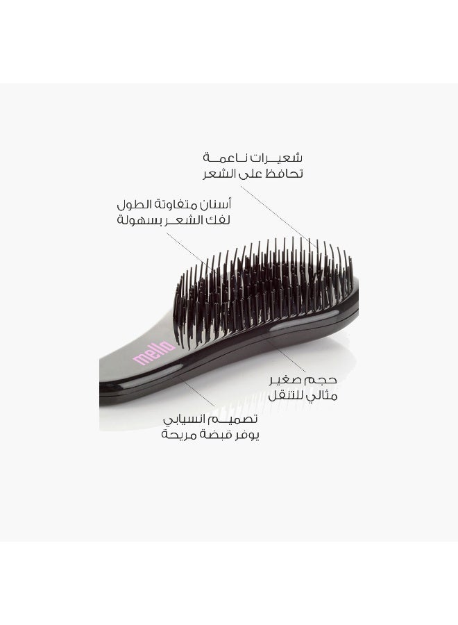 Mella Ergonomic Detangling Hair Brush - Image 4