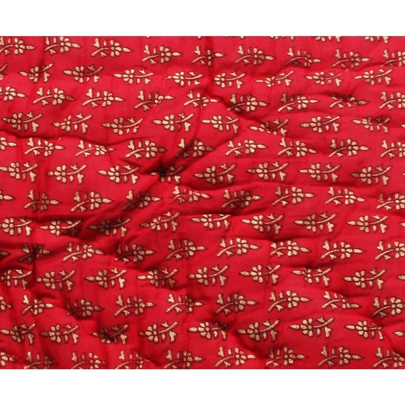 SAMRADHI Traditional Famous Jaipuri Beautiful Floral Print in Multi Colour Jaipuri Rajai/Razai/Quilt Double/Double Bed Quilt/Comforter/AC Quilt/AC Comforter - Image 3