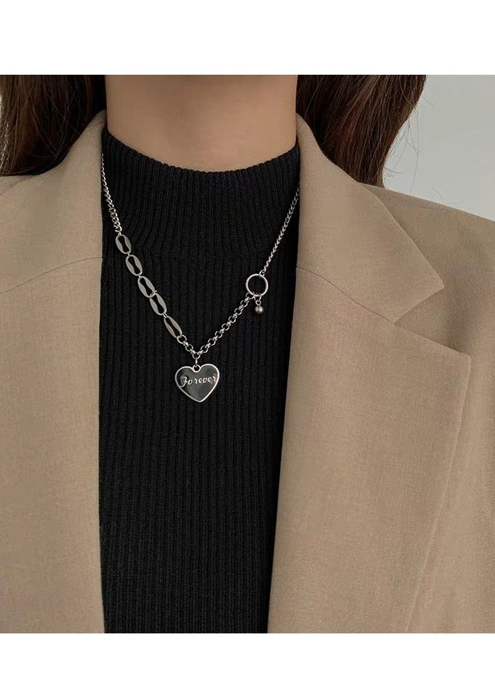 Fashion Hiphop love heart Necklace - Image 1