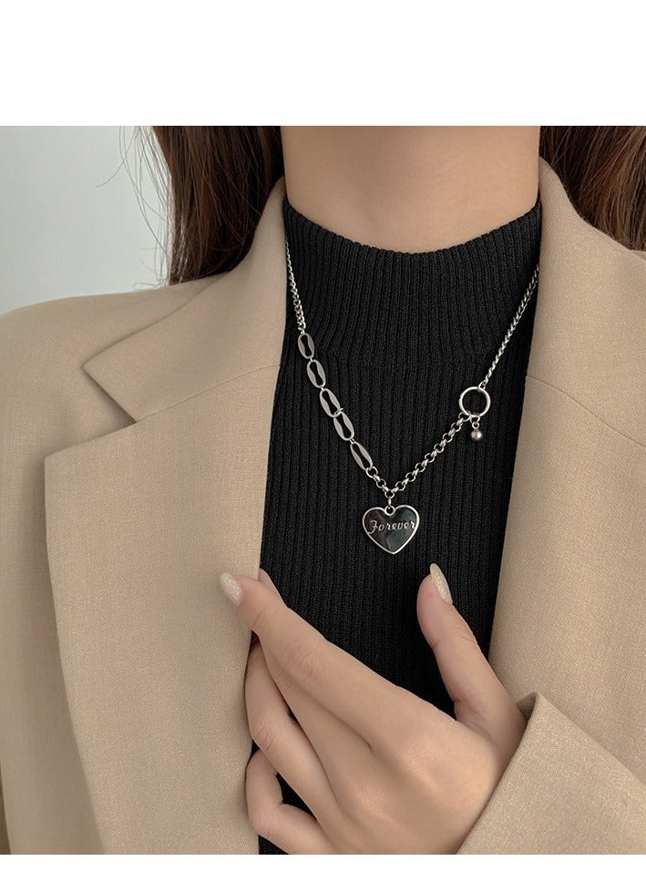 Fashion Hiphop love heart Necklace - Image 3