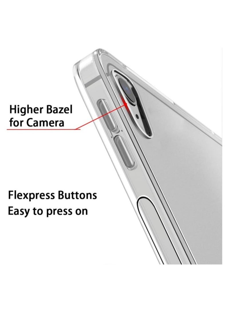 Raxoom Clear Case for 10.9" iPad Air 5th Generation 2022 / iPad Air 4th Generation 2020, Support Apple Pencil 2nd Gen Charging, Slim Lightweight Silicon Back Cover for iPad Air 4/5 10.9 inch - Image 4