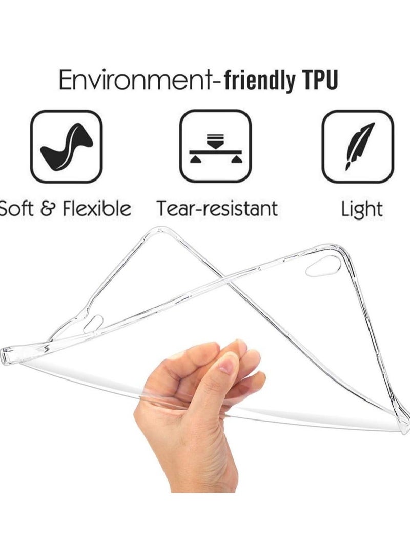 Raxoom Clear Case for 10.9" iPad Air 5th Generation 2022 / iPad Air 4th Generation 2020, Support Apple Pencil 2nd Gen Charging, Slim Lightweight Silicon Back Cover for iPad Air 4/5 10.9 inch - Image 3