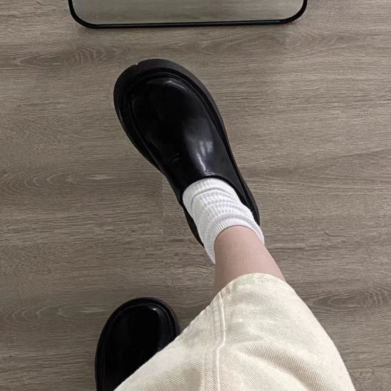 Trendy Thick-Soled Height-Increasing Slippers For Women 2025 Autumn New Popular Fashion Versatile Outdoor High-Heeled Closed-Toe Mules - Image 2