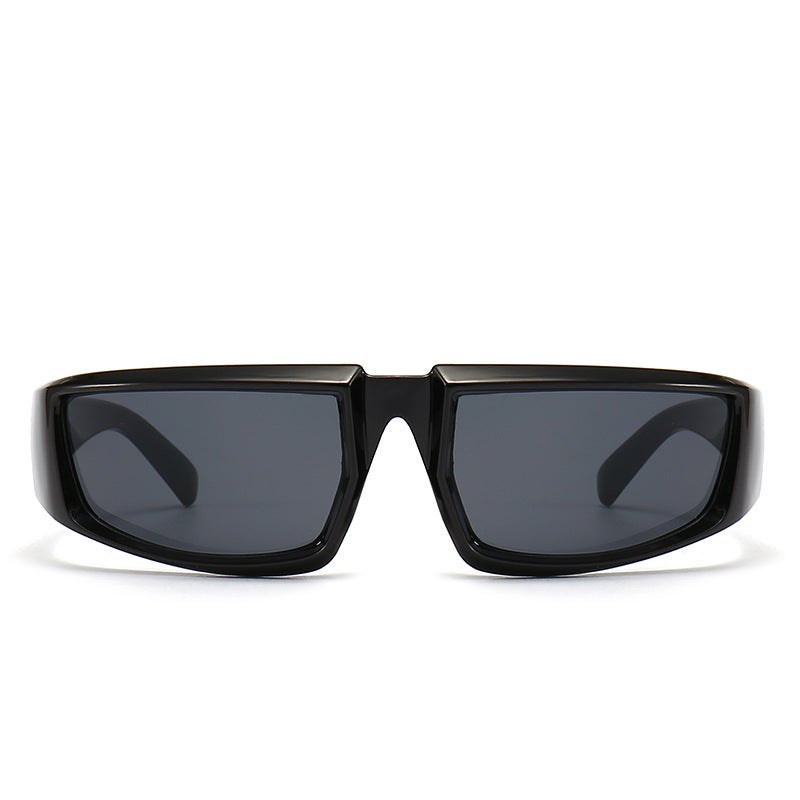 YUANYE Y2K Futuristic Sunglasses for Men and Women - Silver Frame, UV400 Protection - Image 5