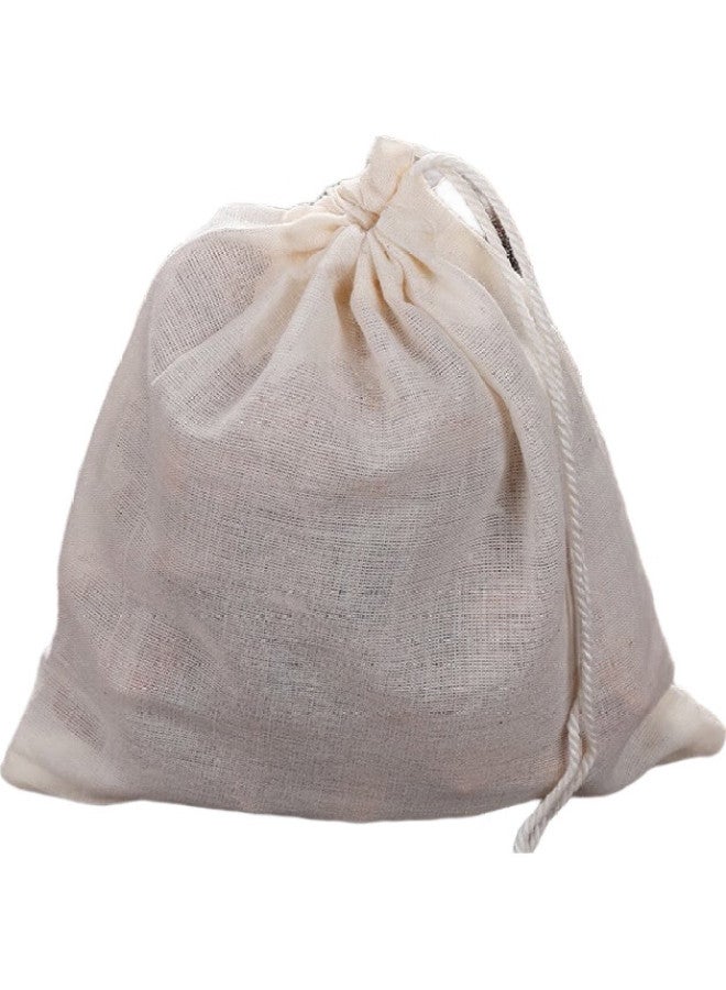 All-round Soup Strainer Bag, 20*25Cm, Cotton Filter Bag For Stewing Meat, Seasoning, And Herbal Foot Soak - Image 1