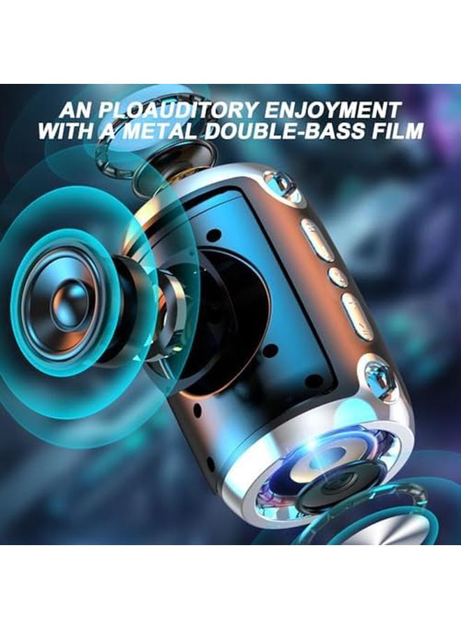 KASTWAVE Wireless Bluetooth Speaker Portable Waterproofs Intelligent Speaker With Led Lights Hifi Stereo Sound Surround Sound Subwoofer Powerful Sound Bluetooth Audio For Home Outdoor Party Game - Image 3