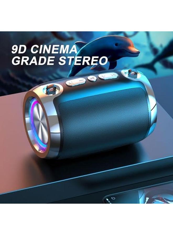 KASTWAVE Wireless Bluetooth Speaker Portable Waterproofs Intelligent Speaker With Led Lights Hifi Stereo Sound Surround Sound Subwoofer Powerful Sound Bluetooth Audio For Home Outdoor Party Game - Image 4