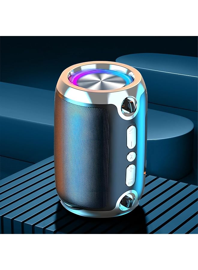 KASTWAVE Wireless Bluetooth Speaker Portable Waterproofs Intelligent Speaker With Led Lights Hifi Stereo Sound Surround Sound Subwoofer Powerful Sound Bluetooth Audio For Home Outdoor Party Game - Image 1