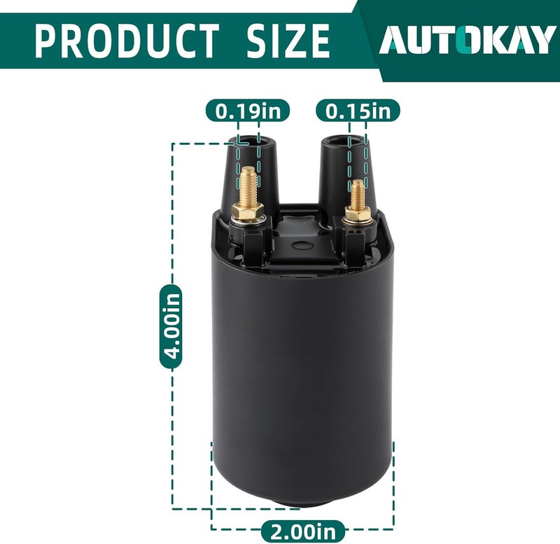 AUTOKAY Ignition Coil for Points Models BF B43 B48 NHC CCK ONAN 166-0772 - Image 3