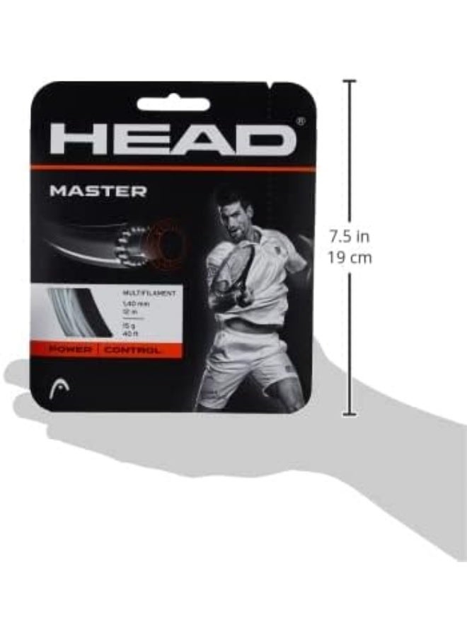 HEAD Master Tennis String – High Control and Feel for Competitive Play – Professional Tennis Racquet – High Performance | Lightweight | Power & Control - Premium tennis_strings designed for performance, durability, and comfort - Image 4