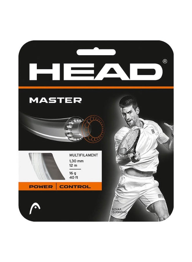 HEAD Master Tennis String – High Control and Feel for Competitive Play – Professional Tennis Racquet – High Performance | Lightweight | Power & Control - Premium tennis_strings designed for performance, durability, and comfort - Image 1
