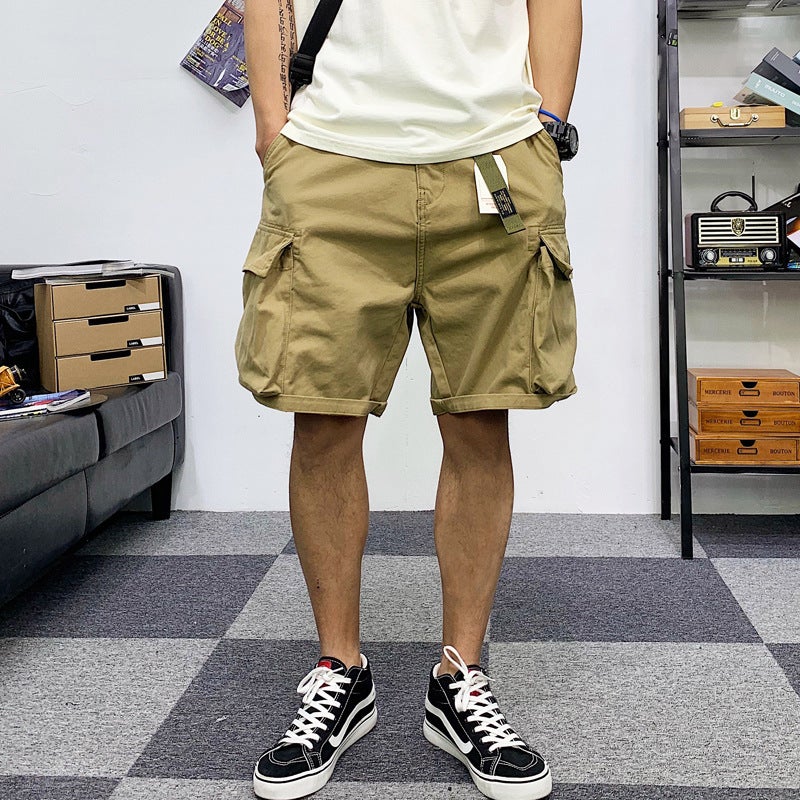 Summer American Style Multi-Pocket Camouflage Workwear Shorts Men'S Trendy Brand Ins Yu Wenle Casual Pants Loose Pants - Image 5
