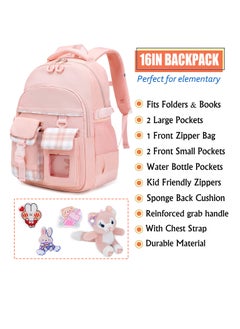 SUNSAR Children's school bag waterproof lightweight backpack for 6-15 years old elementary school students school bag for boys and girls  - Image 2