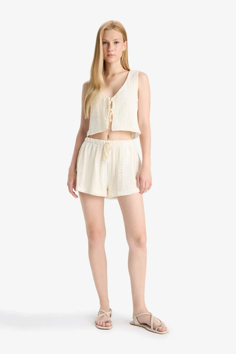 Defacto Knitwear Look Shorts