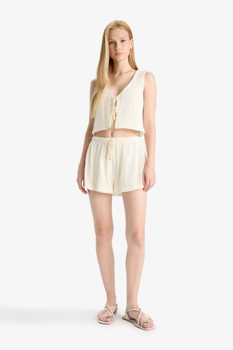 Defacto Knitwear Look Shorts