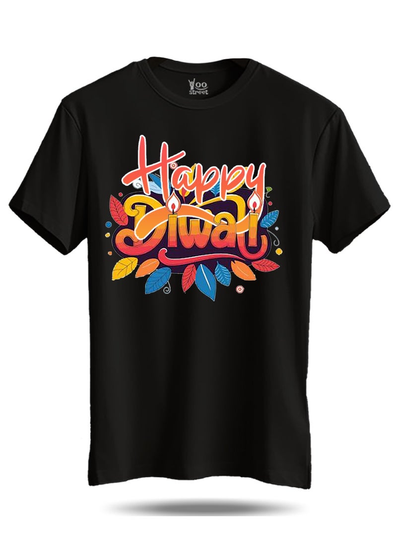 Yoo Street Diwali Unisex T-Shirt  - Image 4