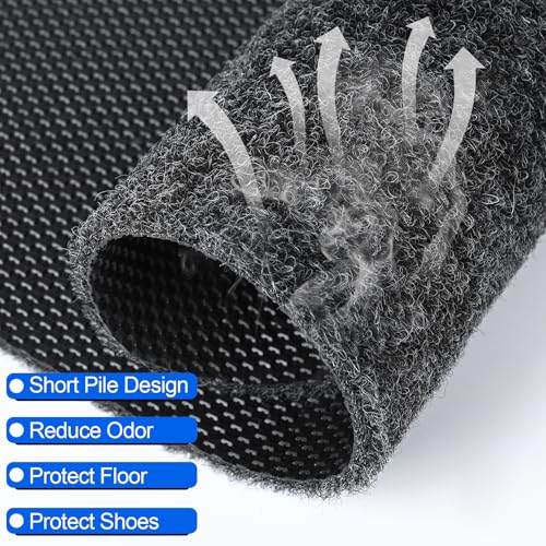 ToLanbbt 12PCS Urinal Mats for Men Bathroom Non-Slip Urinal Floor Mats Water Absorption Urinal Pads for Mens Room Disposable Commercial Toilet Urine Mats for Men’s Bathroom Restroom, Dark Gray - Image 4