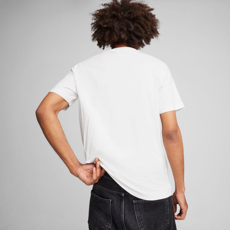 PUMA GRAPHICS Sportswear Mens White T-shirt - Image 2