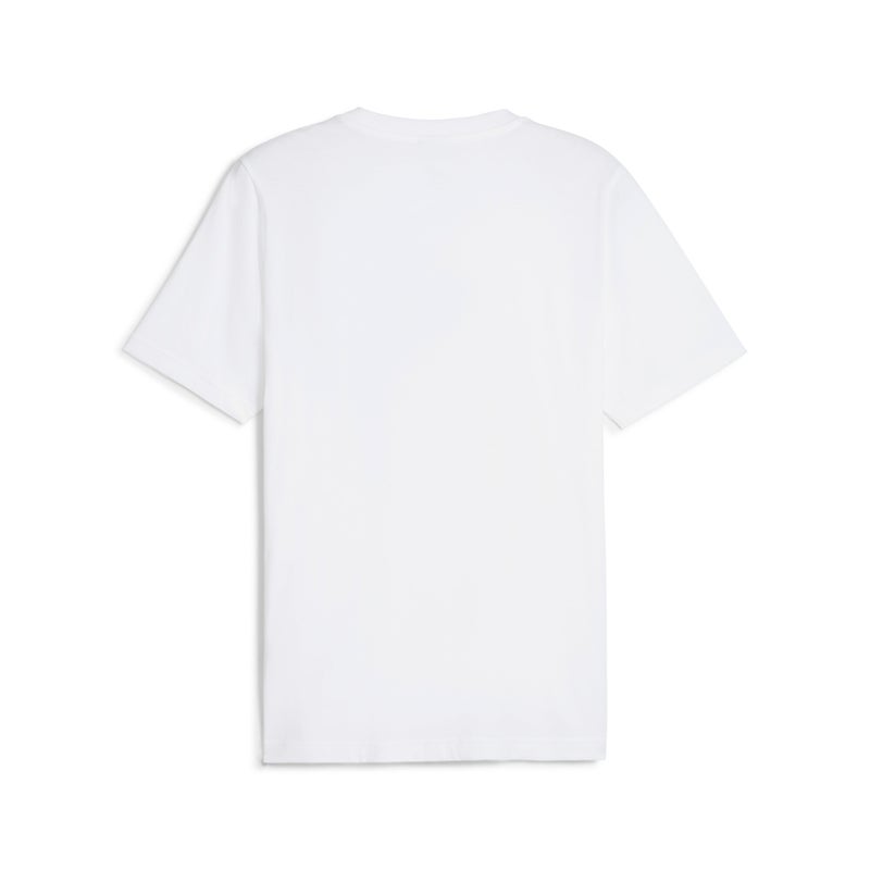 PUMA GRAPHICS Sportswear Mens White T-shirt - Image 5