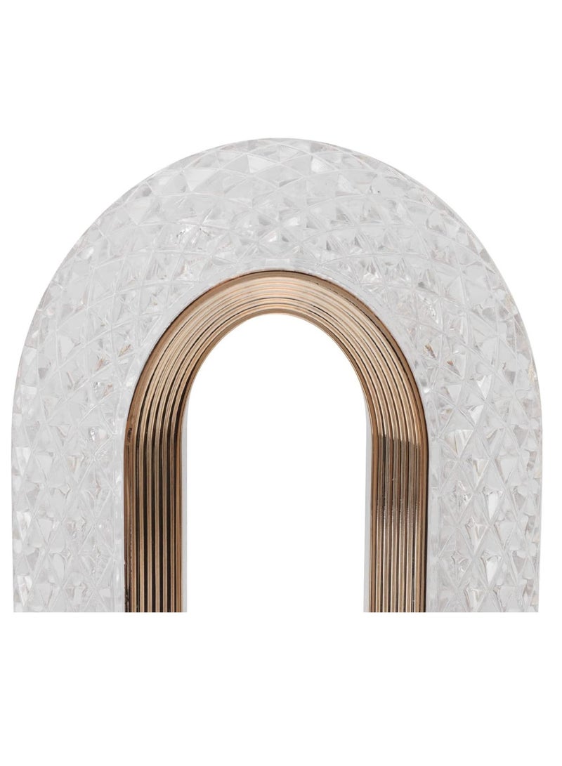 مصباح كريستال، مصباح طاولة ليلي قابل للتعتيم ثلاثي الاتجاهات يعمل باللمس مع منافذ شحن USB وظل كريستالي للعناية بالعيون، مصباح طاولة لجانب السرير لغرفة النوم وغرفة المعيشة والمكتب، - Image 5