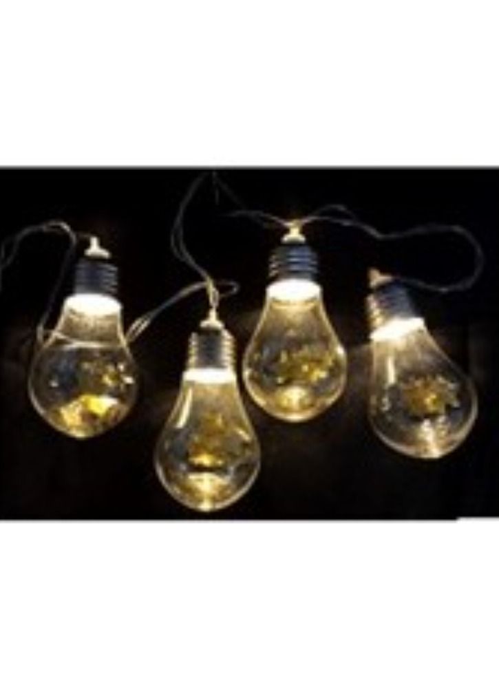 Aclix Indoor Bulb String Lights, 2M LED Battery Bulb String Lights Festoon Bulb String Light Outdoor Indoor Lights Yellow - Image 4