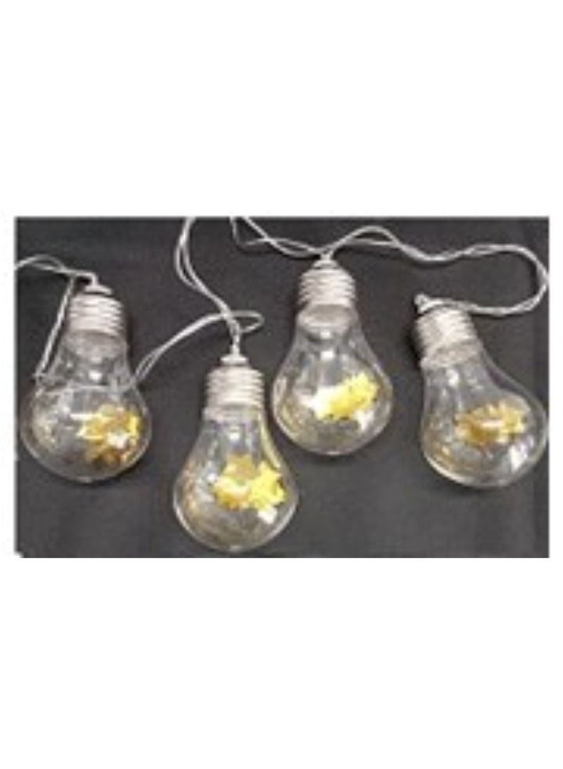 Aclix Indoor Bulb String Lights, 2M LED Battery Bulb String Lights Festoon Bulb String Light Outdoor Indoor Lights Yellow - Image 3