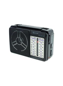 Generic Classic Mini Electric Radio RX-607AC Black 