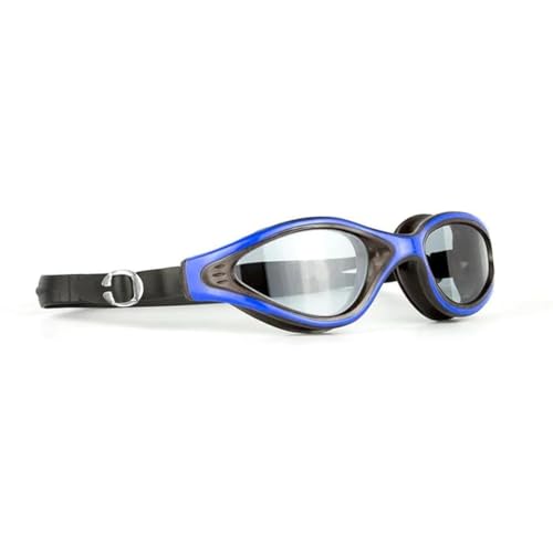 H2O Audio Swim Goggles Swimming Goggles with AntiFog Lenses Swim Pool Goggles with No Leakage Extra Soft Silicone for Perfect Fit and Comfort for Men Women Adults Teens BlueBlack - Image 1