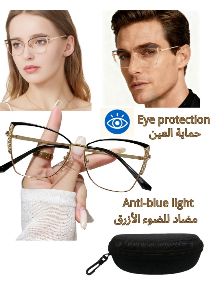 BESTPEAK Blue Light Blocking Glasses For Men/Women Anti-Fatigue Computer Monitor Gaming Glasses Reduce Eye Strain Game Glasses - Image 1