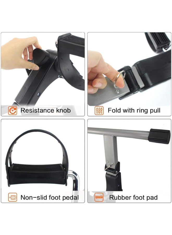 Generic Under Desk Exercise Bike Pedal Exerciser – Compact Fitness Pedal for Home and Office, Adjustable Resistance, Quiet Operation  - Image 4