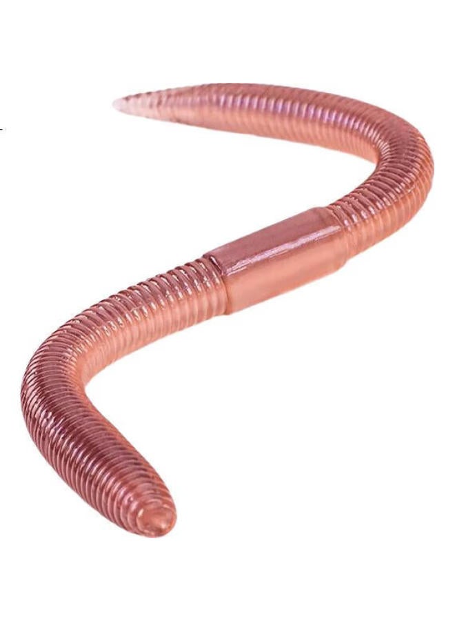 King Lure King Worm Dance Noodles Soft Bait Thin Earthworm Black Pit Bass Wild Fishing Artificial Bait 120Mm-05 Fluorescent - Image 3