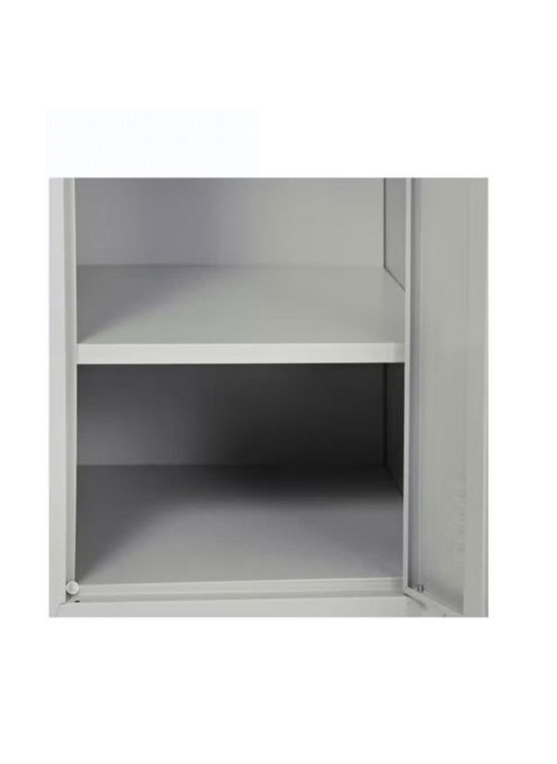 Mercury - Mercury One Door Metal Steel Locker Steel Cabinet With Key Grey - Image 1