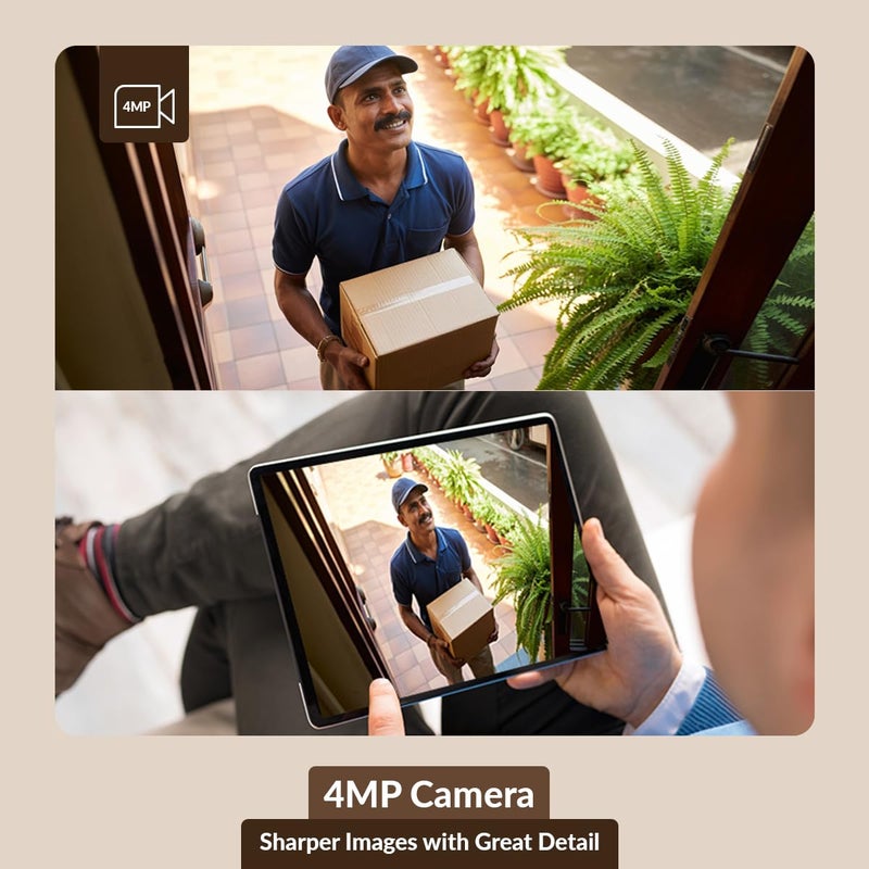 CP PLUS كاميرا CCTV خارجية بدقة 4MP | دوران وميول 360° | رؤية ليلية ملونة كاملة | كشف البشر | تتبع الحركة | صفارة إنذار مدمجة | تقنية CTC Cyber Secure | أليكسا و OK جوجل | CP-Z43Q - Image 3