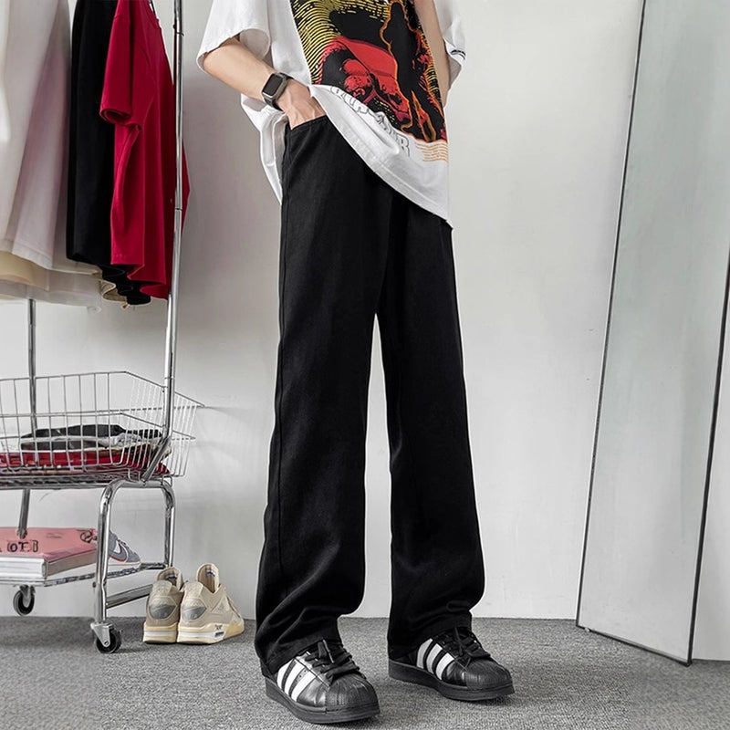 Unisex Classic Denim Jeans Loose Fit Daily Outdoor Wear - Image 4