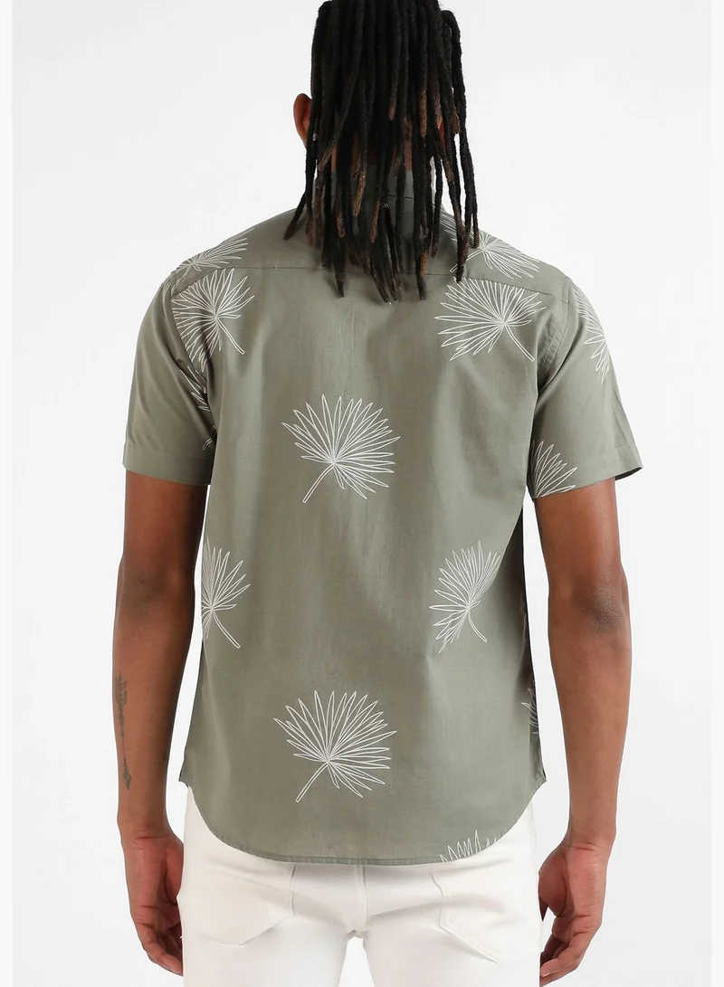 Campus Sutra Printed Shirt