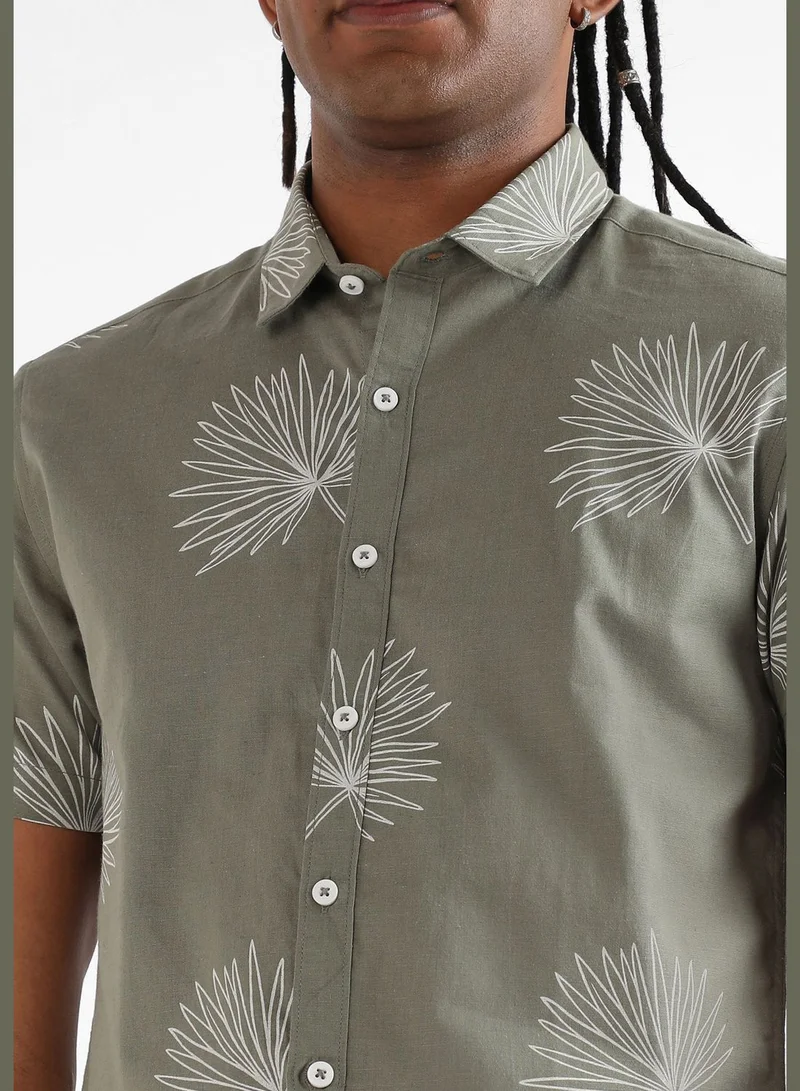 Campus Sutra Printed Shirt