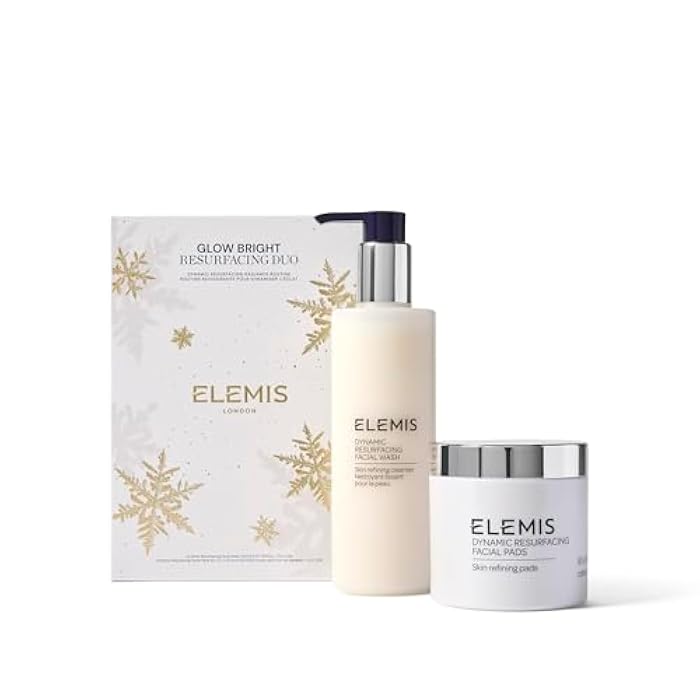 ELEMIS Glow Bright Resurfacing Duo | Dynamic Resurfacing Facial Wash & Pads | Skincare Set for Smooth, Refined, Healthy-Looking Skin - Image 1
