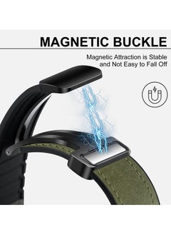 Generic Sport Solo Loop For Apple Watch Band Ultra  45mm 44mm 42mm for Women Men,Adjustable Magnetic Stretchy Nylon Braided Wristband for iWatch Ultra 2 SE Series 10 9 8 7 6 5 4 3 2 1  - Image 4