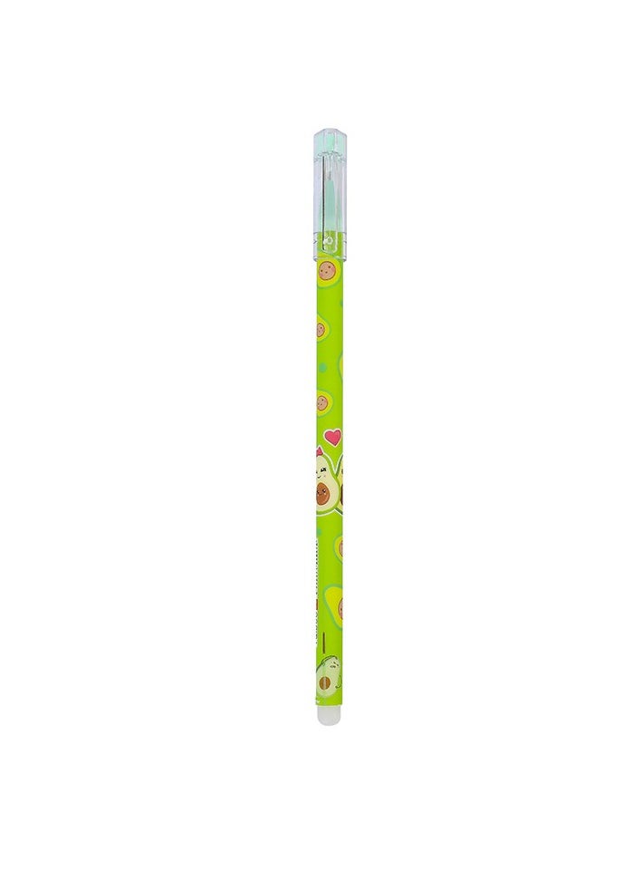 Generic - 12 Pack Creative Cartoon Fruit Avocado Straight Gel Pen Student Erasable Signature Pen Gift Pen Office Stationery - Image 1