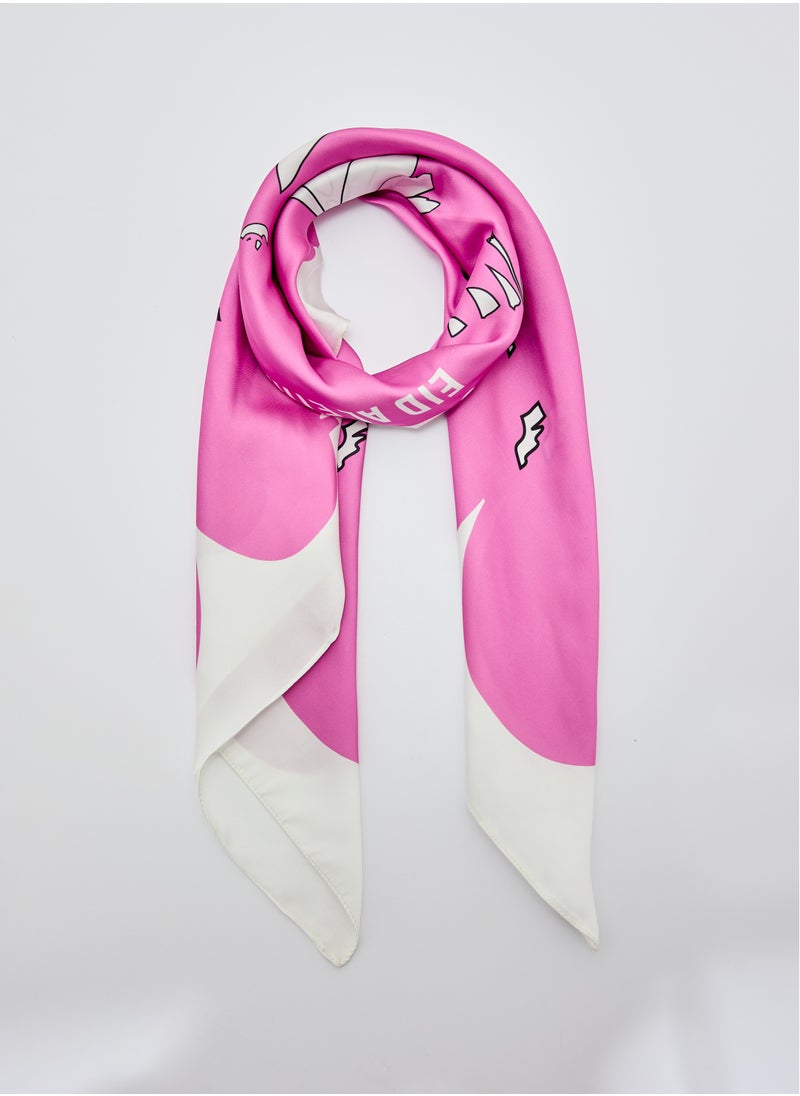 Eid Al Etihad Eid Al Etihad Scarf Purple  - Image 1