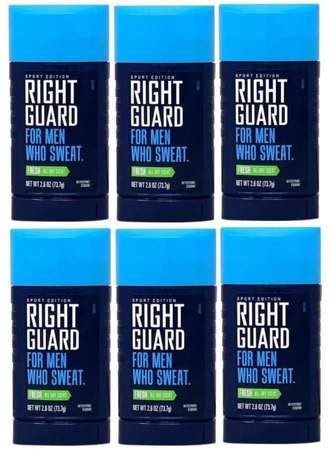 Right Guard Sport Antiperspirant, Fresh 1.8 oz (Pack Of 6) - Image 1