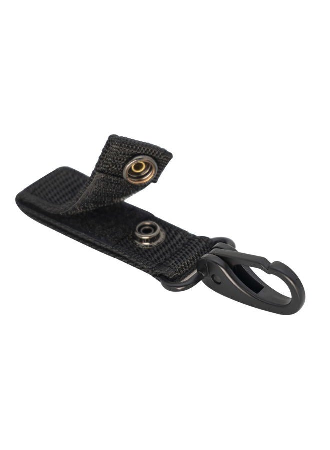 Dotacty Key Strap Keeper Nylon Key Ring Chain Holder with Metal Snap & Key Clip & Key Ring Tactical Keyrings Keychain Organizer for Duty Belt Police Law Enforcement Correctional Officer (Black) - Image 4