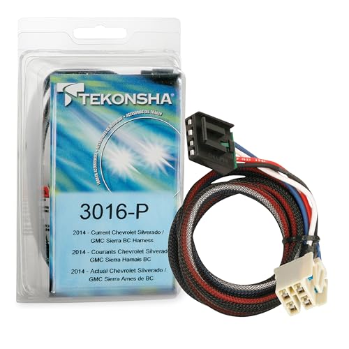 Tekonsha 3016-P Trailer Brake Controller, Custom Brake Wiring Harness for Vehicle & Brake Control Ends, No Cutting or Splicing Required - Image 1