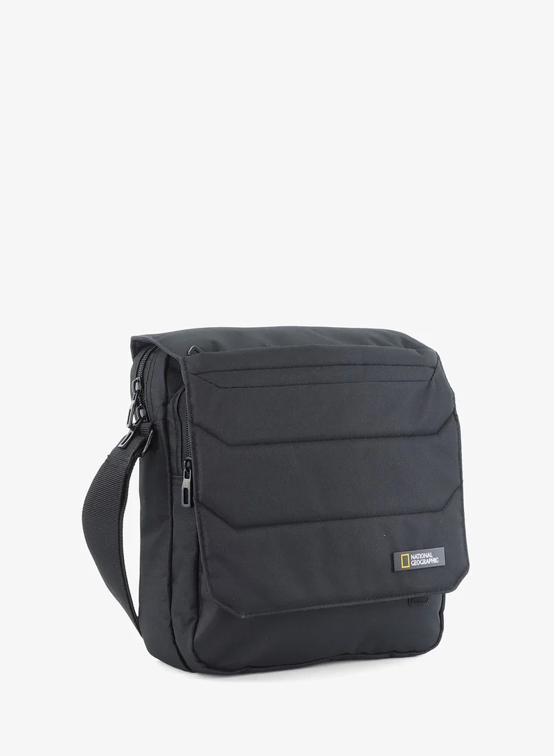NATIONAL GEOGRAPHIC Black National Geographic Pro Shoulder Bag Black, Stylish for Men and Women Compact and Versatile, Portable Organizer for Travel, Business, University  | Best Price UAE