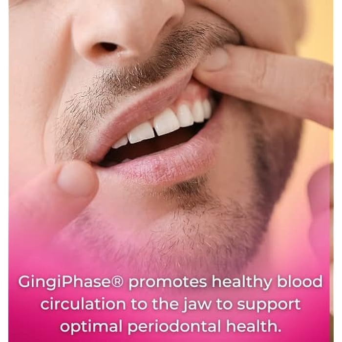 Tango GingiPhase Natural Herbal Dental Support Supplement for Healthy Gums, Teeth, and Jaw Circulation (120 Capsules) - Image 5